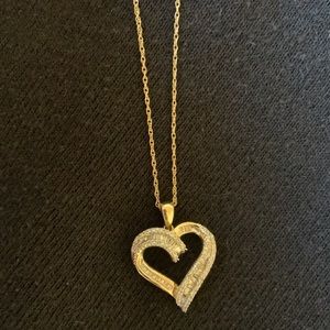 Zales heart necklace